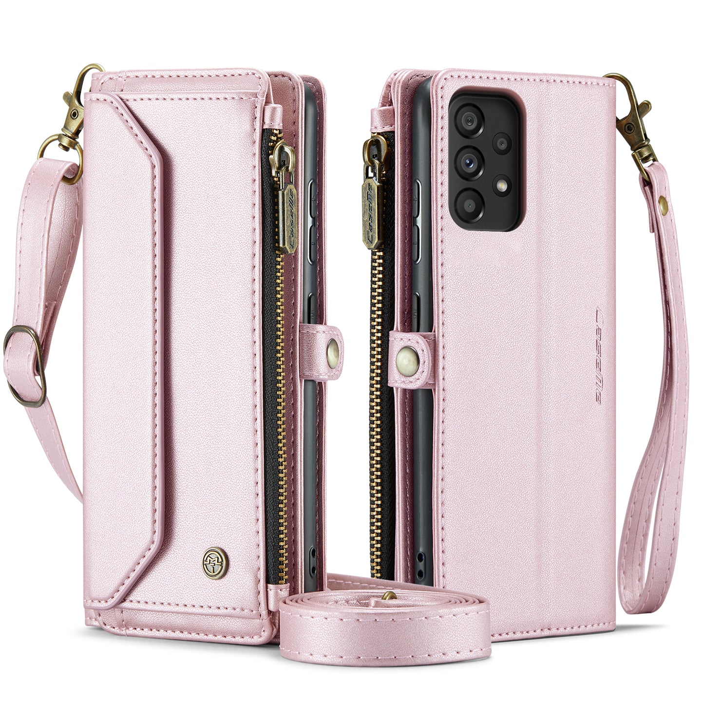 CASEME 3-in-1 Bag Crossbody Galaxy A52s Leather Case