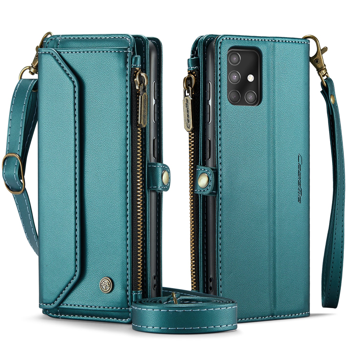 CASEME 3-in-1 Bag Crossbody Galaxy A71 Leather Case