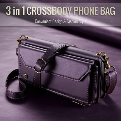 CASEME 3-in-1 Bag Crossbody Galaxy Note10+ Leather Case