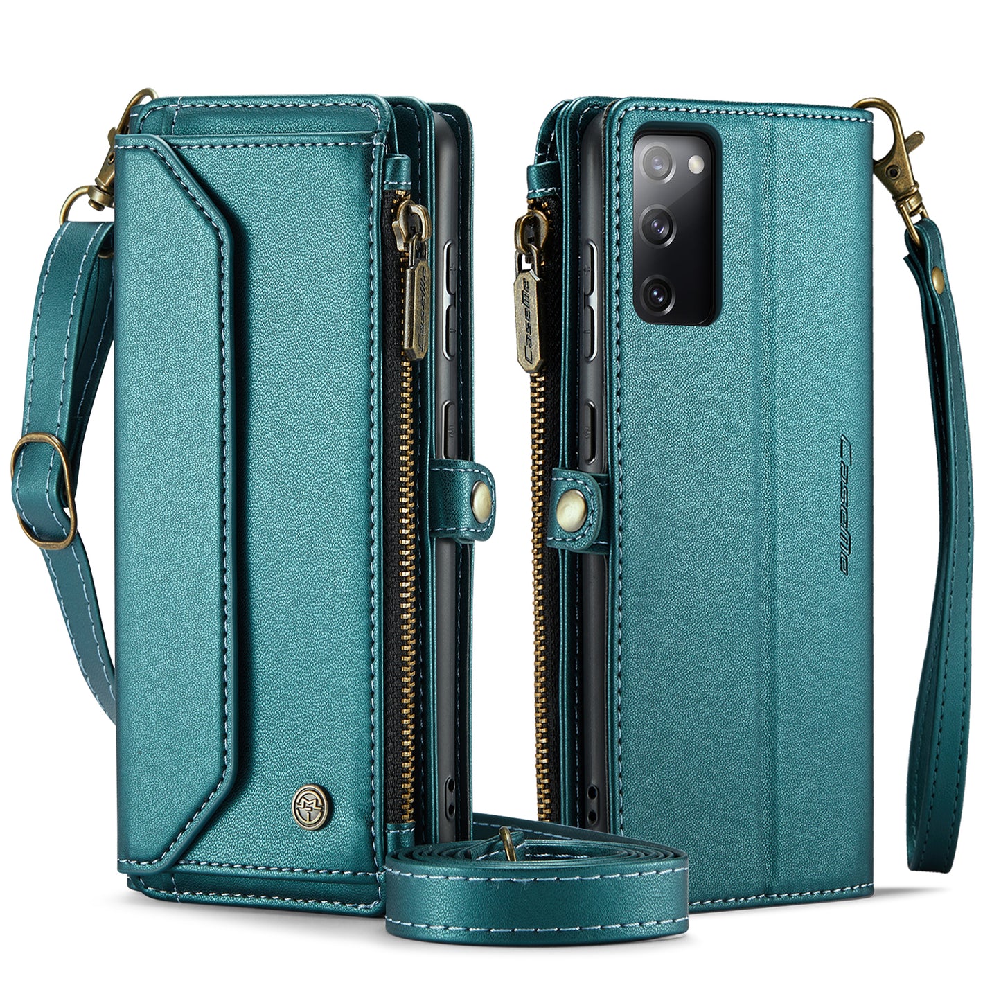 CASEME 3-in-1 Bag Crossbody Galaxy S20 FE Leather Case