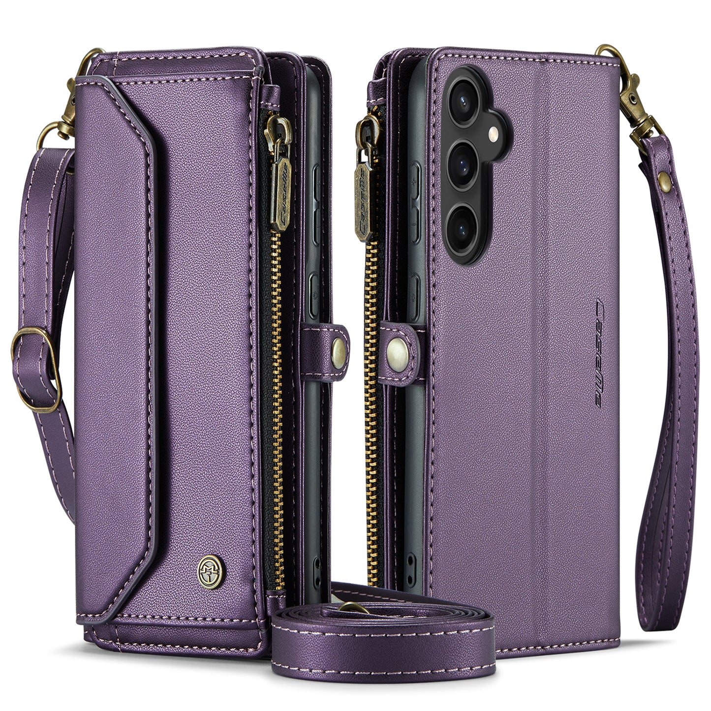 CASEME 3-in-1 Bag Crossbody Galaxy S23 FE Leather Case