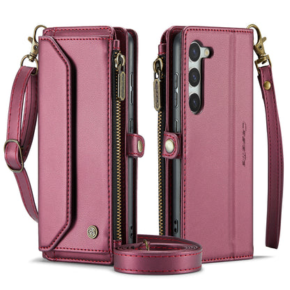 CASEME 3-in-1 Bag Crossbody Galaxy S23+ Leather Case