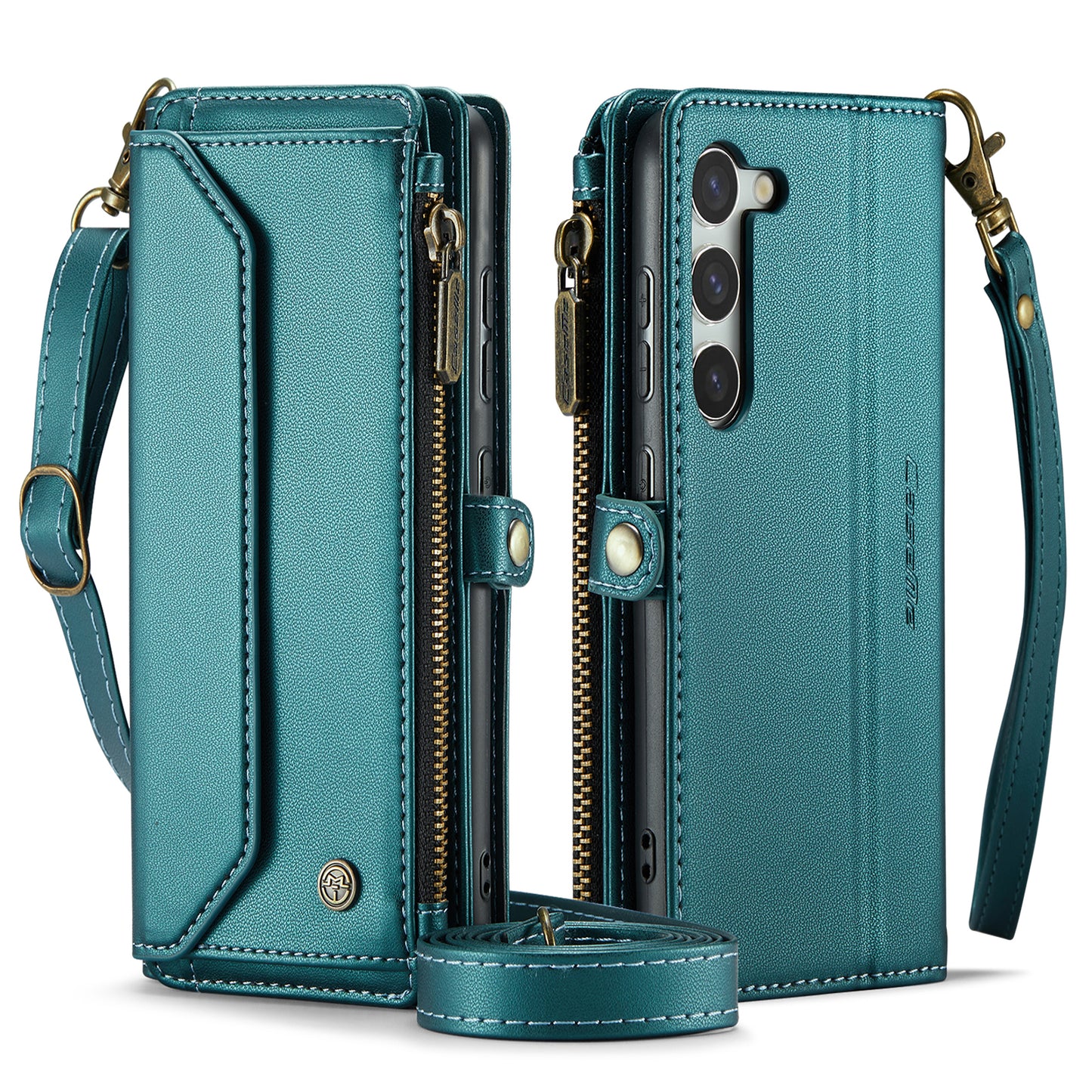 CASEME 3-in-1 Bag Crossbody Galaxy S23+ Leather Case