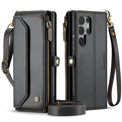 CASEME 3-in-1 Bag Crossbody Galaxy S24 Ultra Leather Case