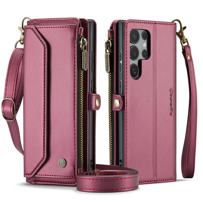 CASEME 3-in-1 Bag Crossbody Galaxy S24 Ultra Leather Case