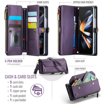 CASEME 3-in-1 Bag Crossbody Galaxy Z Fold4 Leather Case