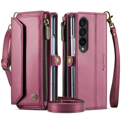 CASEME 3-in-1 Bag Crossbody Galaxy Z Fold4 Leather Case