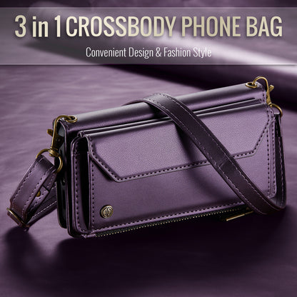 CASEME 3-in-1 Bag Crossbody Galaxy Z Fold4 Leather Case