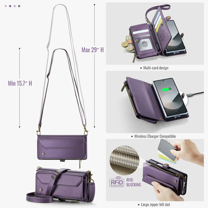 CASEME 3-in-1 Bag Crossbody Galaxy Z Fold6 Leather Case