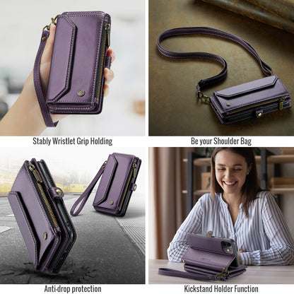 CASEME 3-in-1 Bag Crossbody iPhone 11 Leather Case