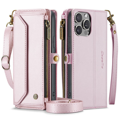 CASEME 3-in-1 Bag Crossbody iPhone 15 Pro Max Leather Case