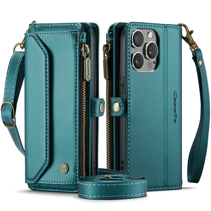 CASEME 3-in-1 Bag Crossbody iPhone 15 Pro Leather Case