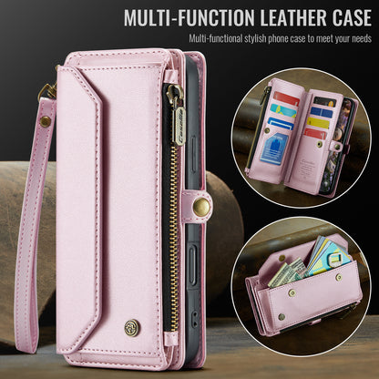 CASEME 3-in-1 Bag Crossbody iPhone 16 Plus Leather Case