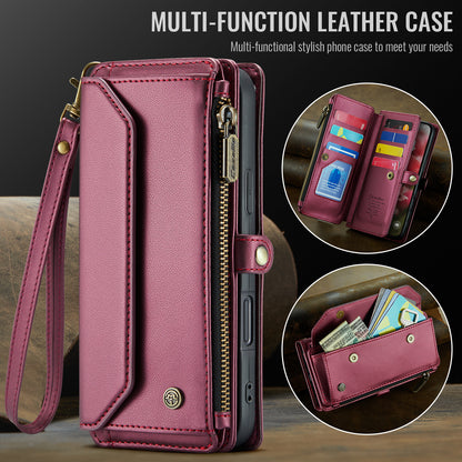 CASEME 3-in-1 Bag Crossbody iPhone 16 Pro Leather Case