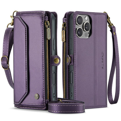 CASEME 3-in-1 Bag Crossbody iPhone 16 Pro Leather Case