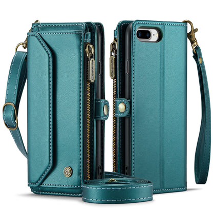 CASEME 3-in-1 Bag Crossbody iPhone 6 6s Plus Leather Case