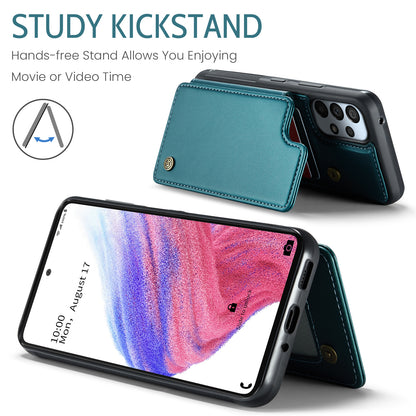 CASEME Sturdy Kickstand Galaxy A53 Leather Case Card Slots