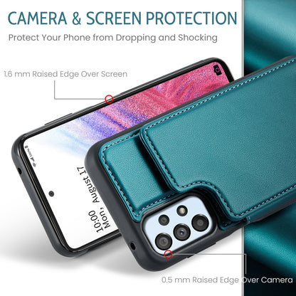 CASEME Sturdy Kickstand Galaxy A53 Leather Case Card Slots