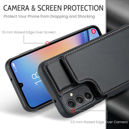 CASEME Sturdy Kickstand Galaxy A54 Leather Case Card Slots