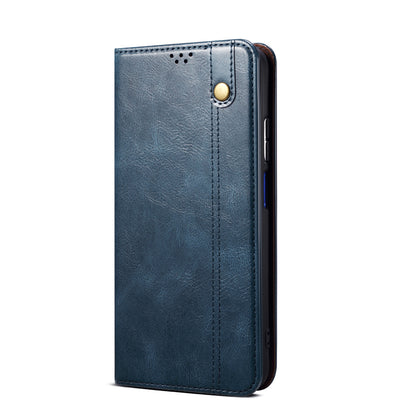 Oil Wax Leather Galaxy A70s Case Magnetic Wallet Stand Slim Classical