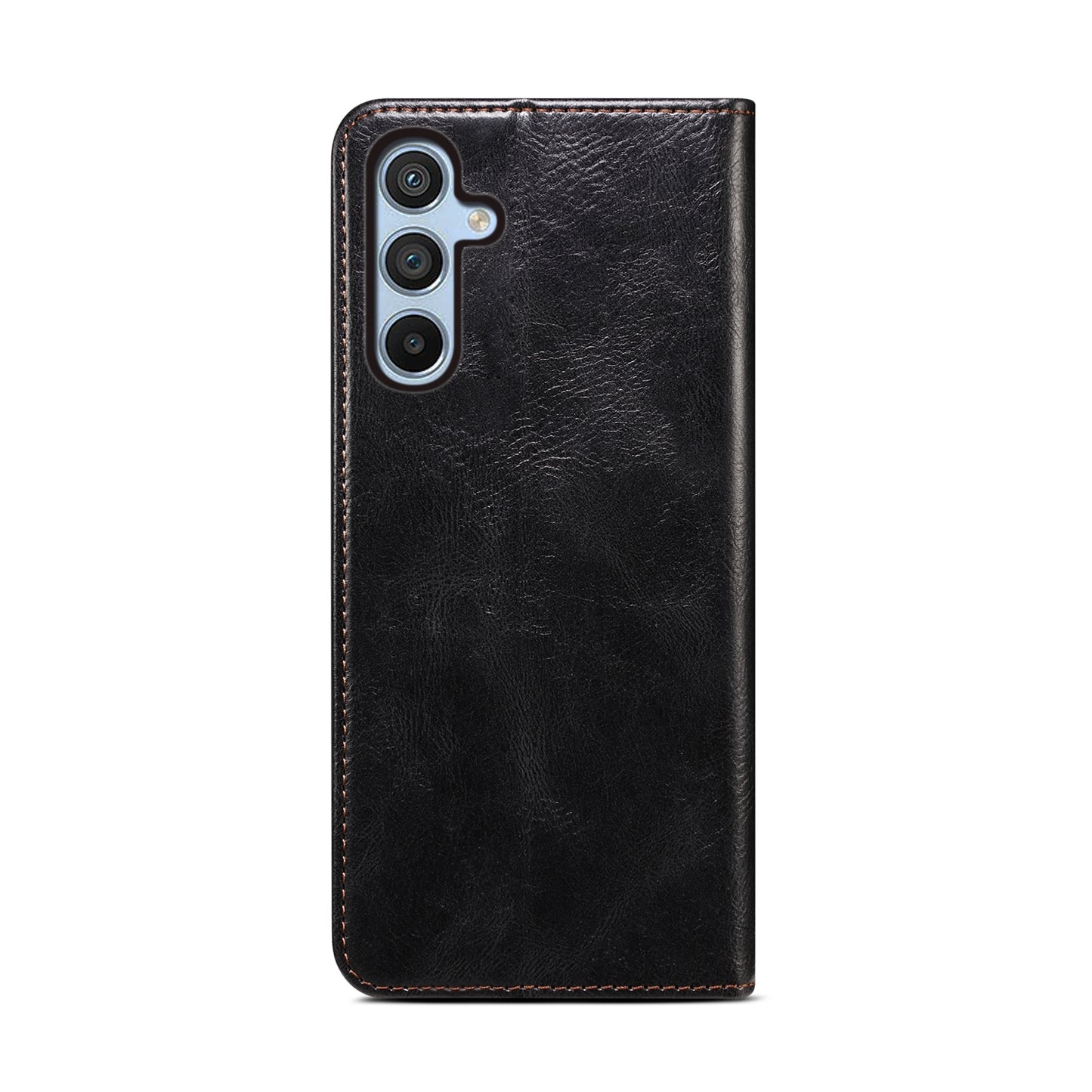 Oil Wax Leather Galaxy A05s Case Magnetic Wallet Stand Slim Classical