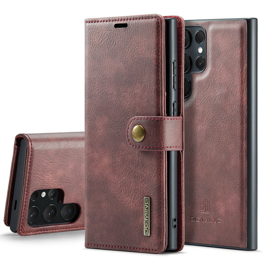 DG.MING Detachable 2 In 1 Wallet Galaxy S24 Ultra Leather Case