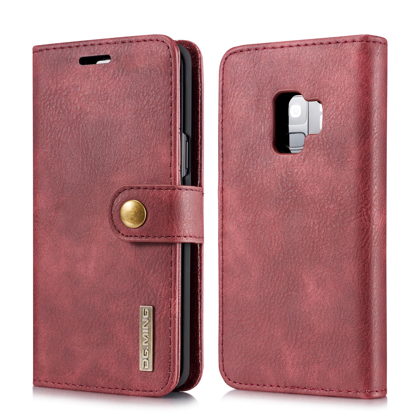 DG.MING Detachable 2 In 1 Wallet Galaxy S9 Leather Case