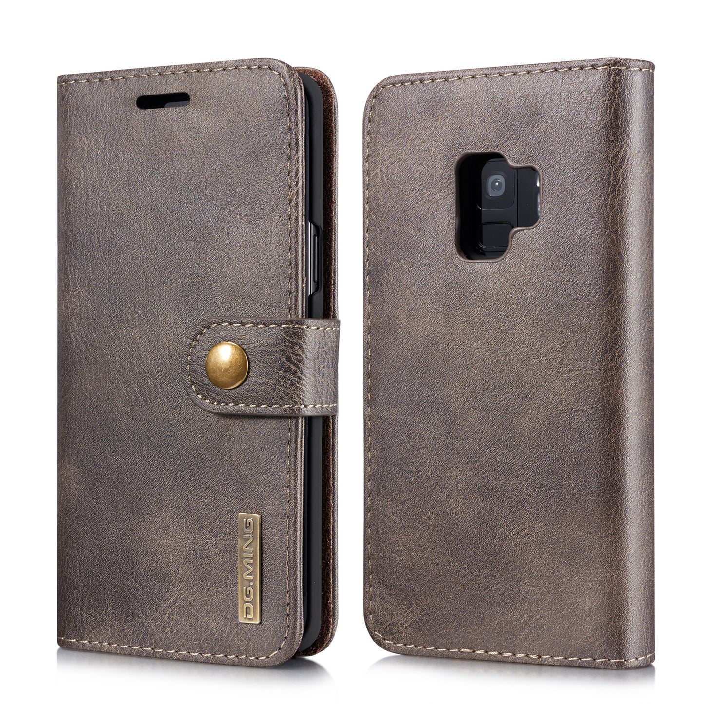 DG.MING Detachable 2 In 1 Wallet Galaxy S9 Leather Case