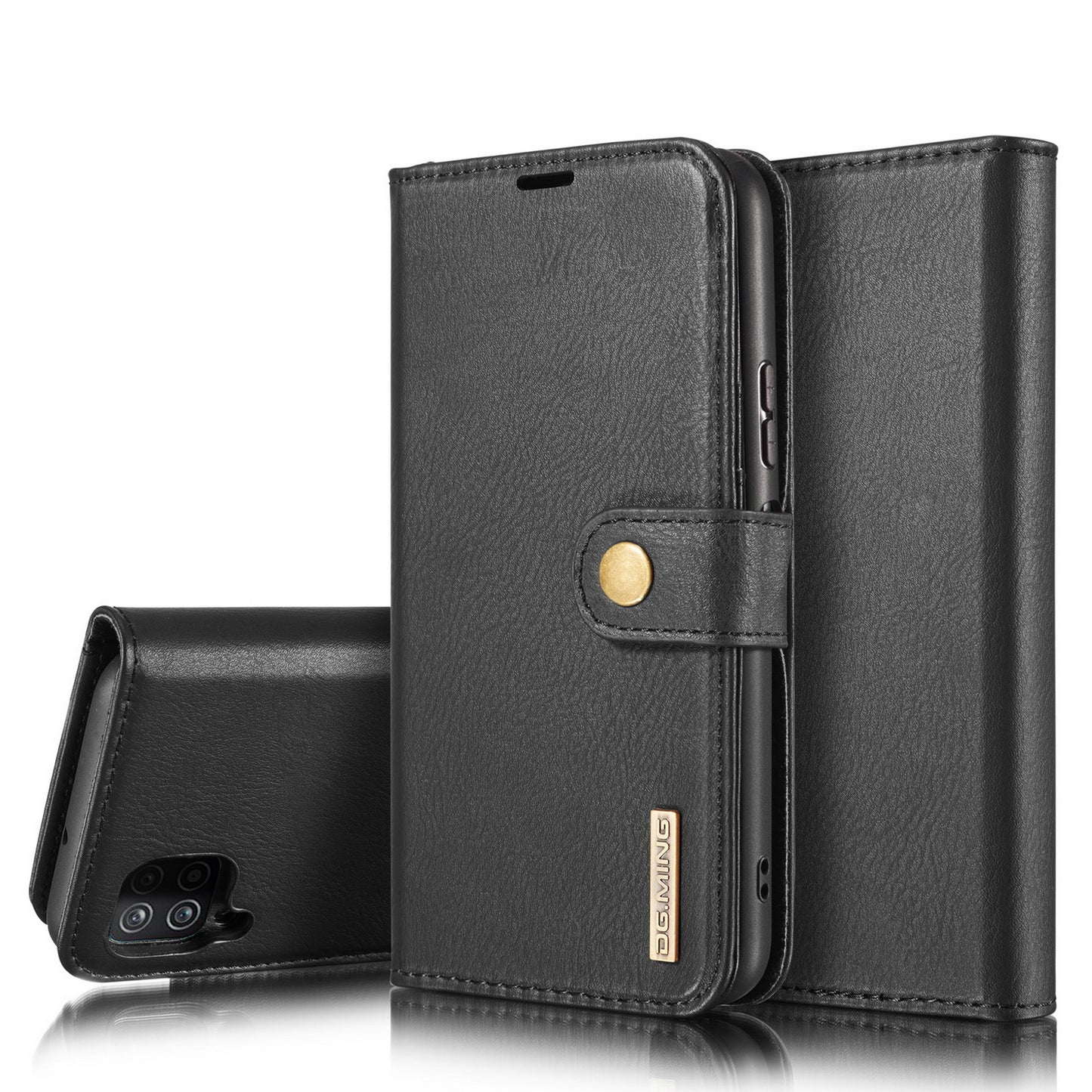 DG.MING Detachable 2 In 1 Wallet Galaxy A12 Leather Case