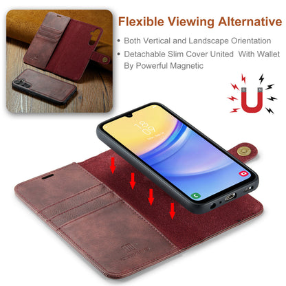 DG.MING Detachable 2 In 1 Wallet Galaxy A15 Leather Case