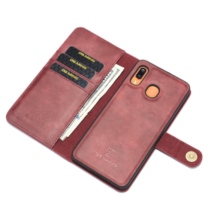 DG.MING Detachable 2 In 1 Wallet Galaxy A30 Leather Case