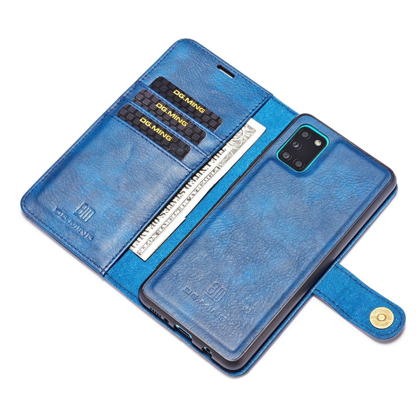 DG.MING Detachable 2 In 1 Wallet Galaxy A31 Leather Case