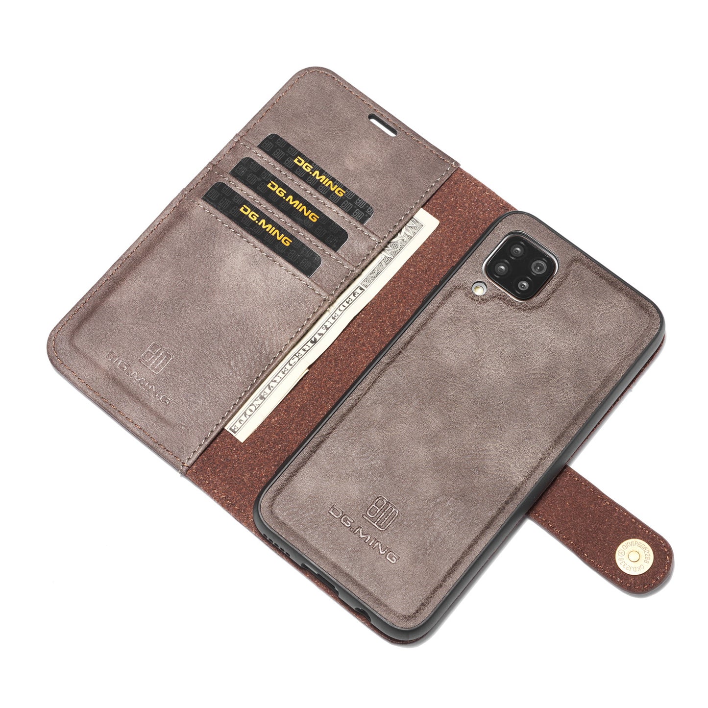 DG.MING Detachable 2 In 1 Wallet Galaxy A42 Leather Case