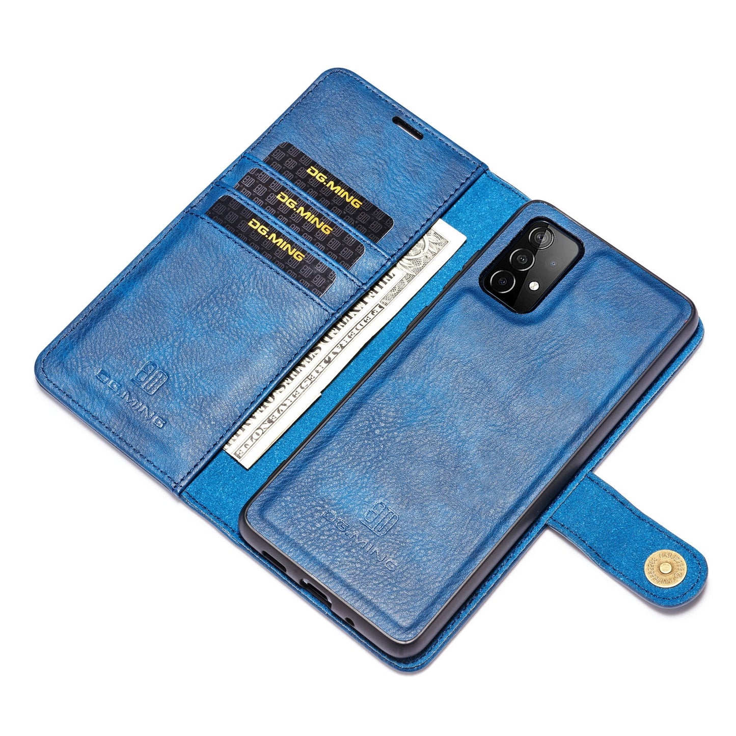 DG.MING Detachable 2 In 1 Wallet Galaxy A52s Leather Case