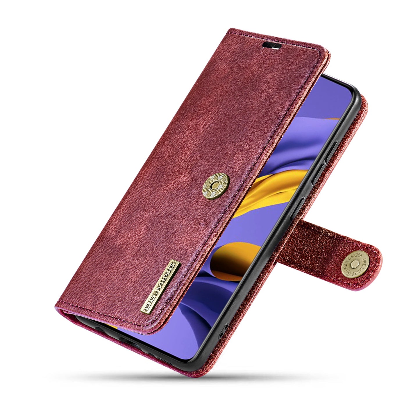 DG.MING Detachable 2 In 1 Wallet Galaxy A71 Leather Case