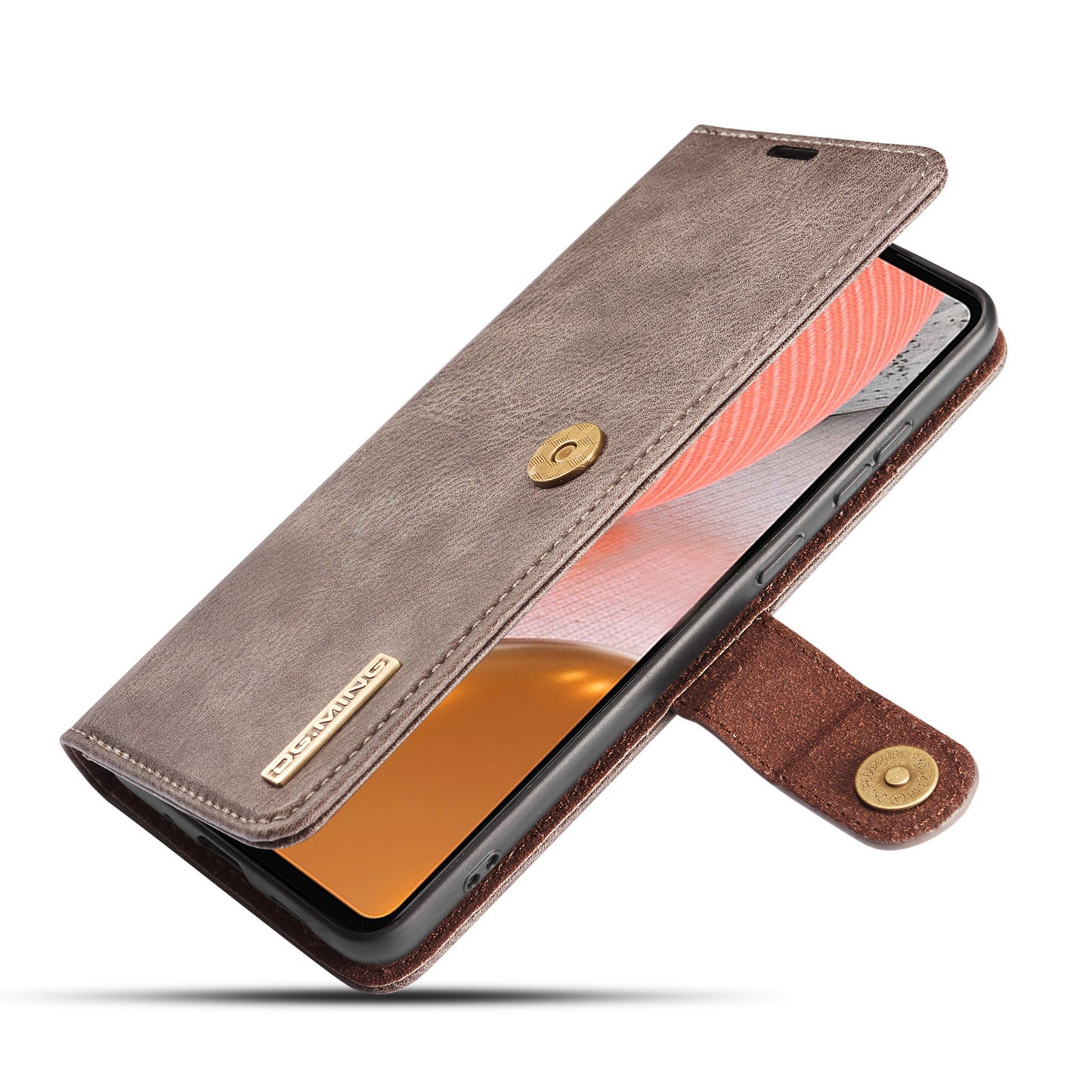 DG.MING Detachable 2 In 1 Wallet Galaxy A72 Leather Case