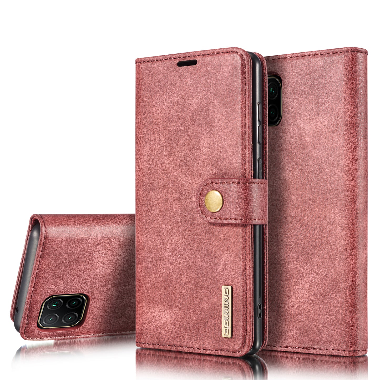 DG.MING Detachable 2 In 1 Wallet Galaxy A91 Leather Case