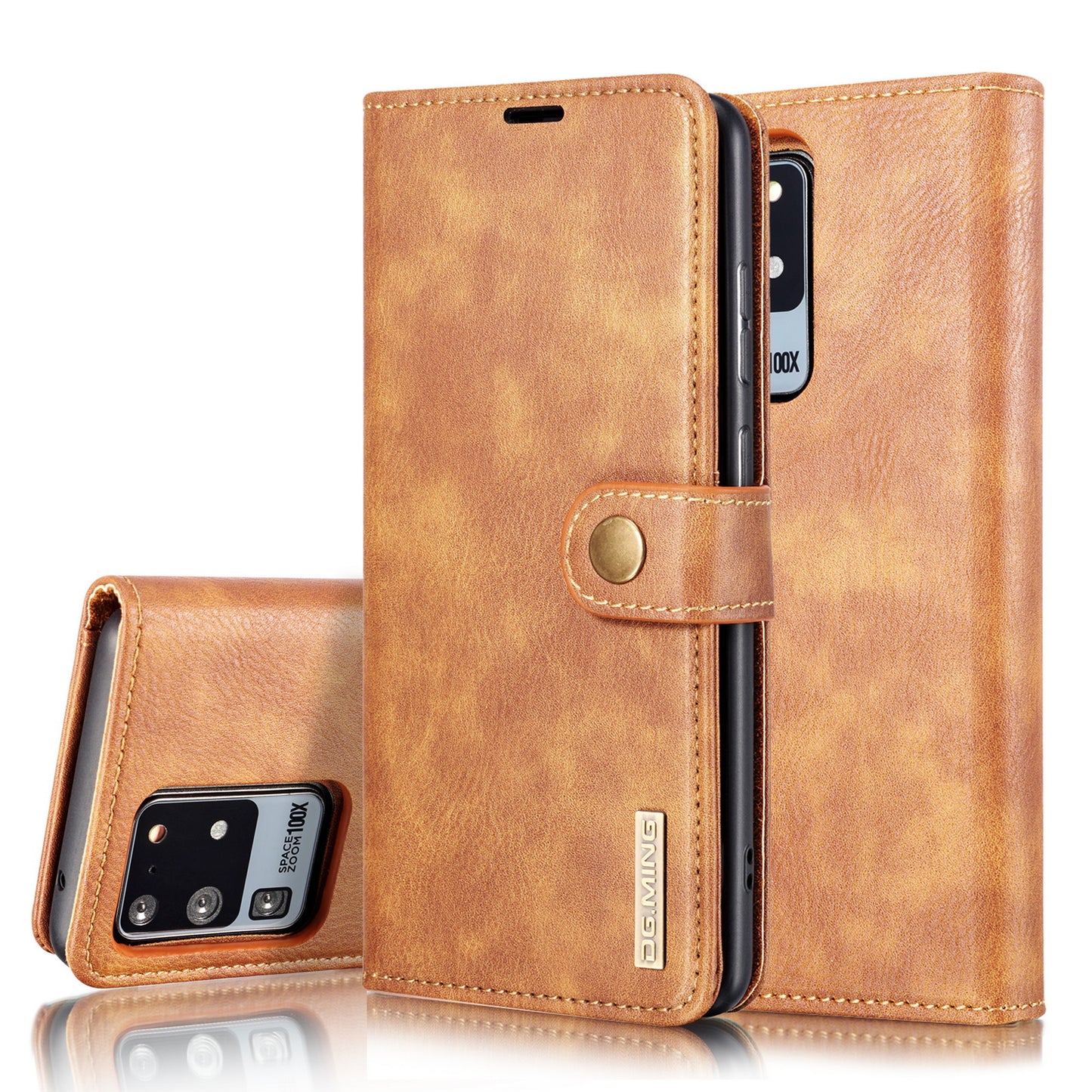 DG.MING Detachable 2 In 1 Wallet Galaxy S20 Ultra Leather Case