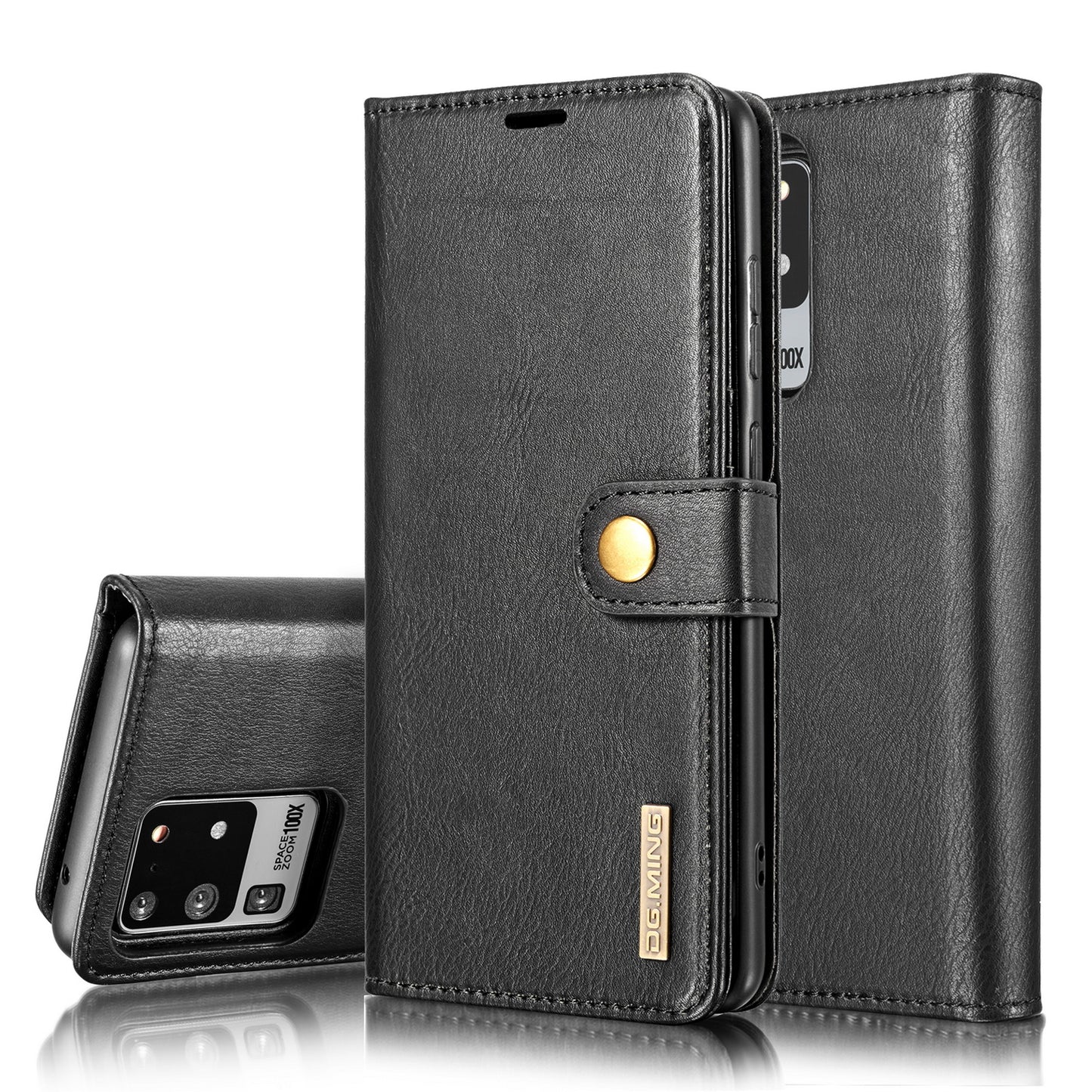 DG.MING Detachable 2 In 1 Wallet Galaxy S20 Ultra Leather Case