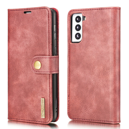 DG.MING Detachable 2 In 1 Wallet Galaxy S21 Leather Case