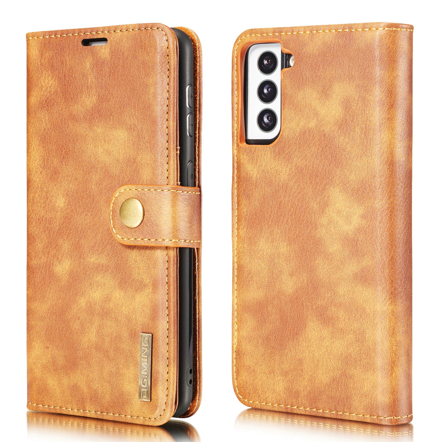 DG.MING Detachable 2 In 1 Wallet Galaxy S21 Leather Case