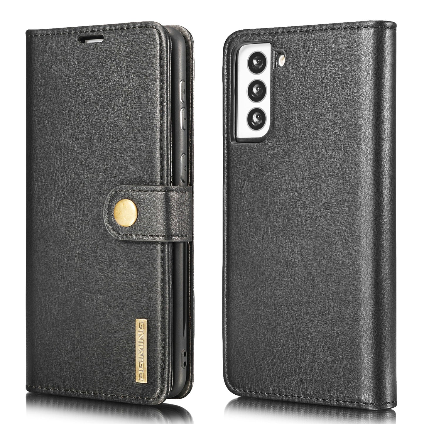 DG.MING Detachable 2 In 1 Wallet Galaxy S21 Leather Case