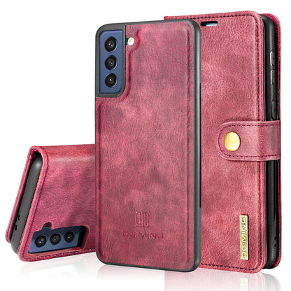 DG.MING Detachable 2 In 1 Wallet Galaxy S21 FE Leather Case