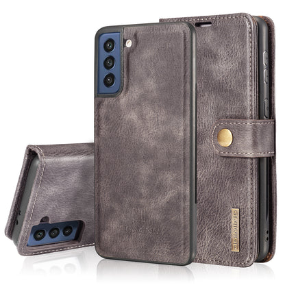 DG.MING Detachable 2 In 1 Wallet Galaxy S21 FE Leather Case