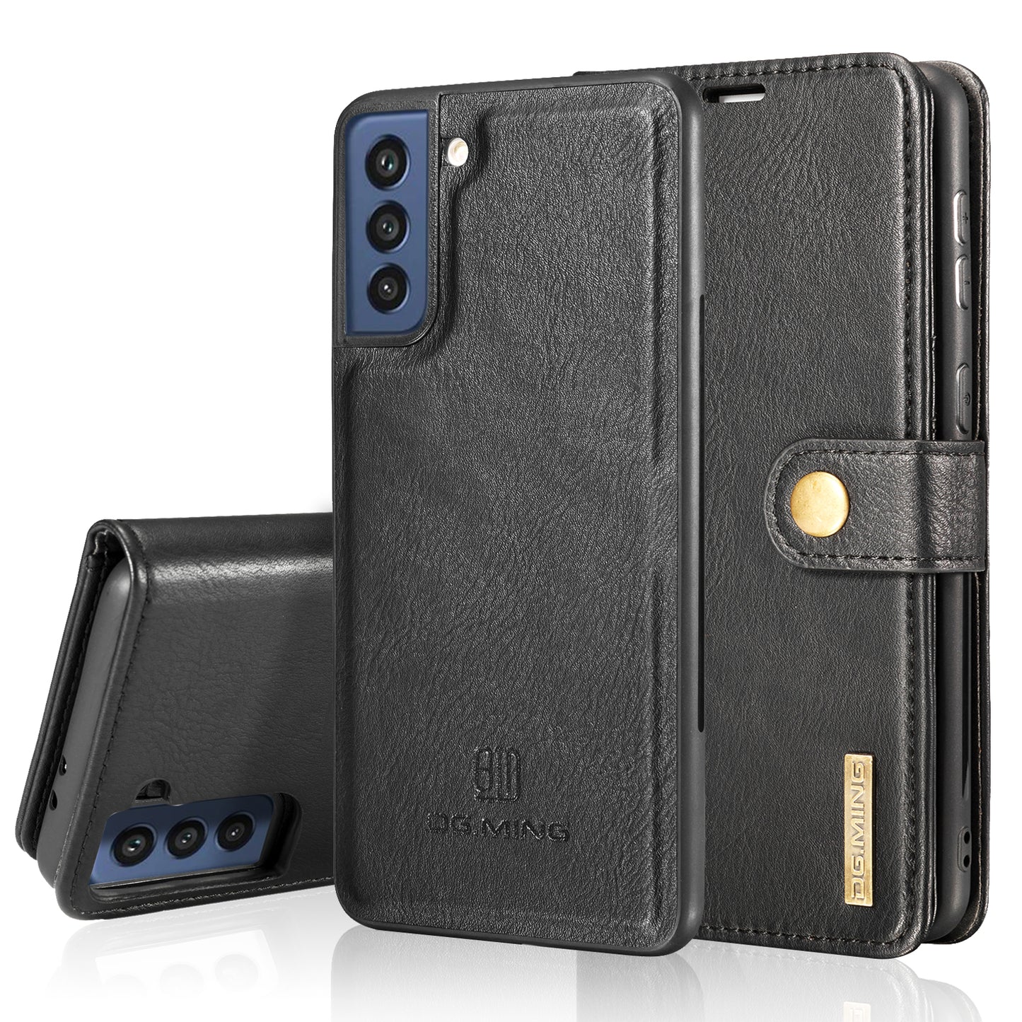 DG.MING Detachable 2 In 1 Wallet Galaxy S21 FE Leather Case