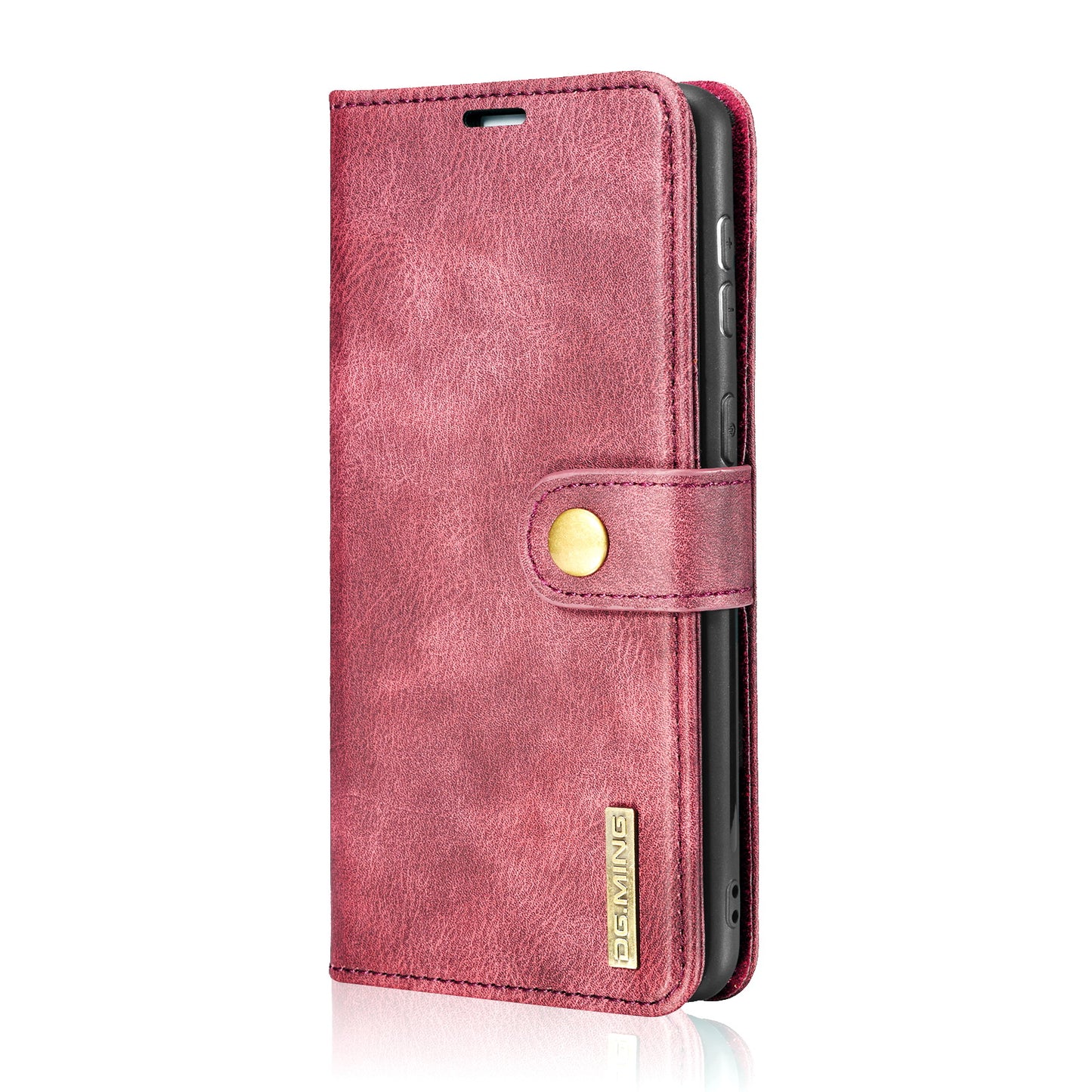 DG.MING Detachable 2 In 1 Wallet Galaxy S21 FE Leather Case