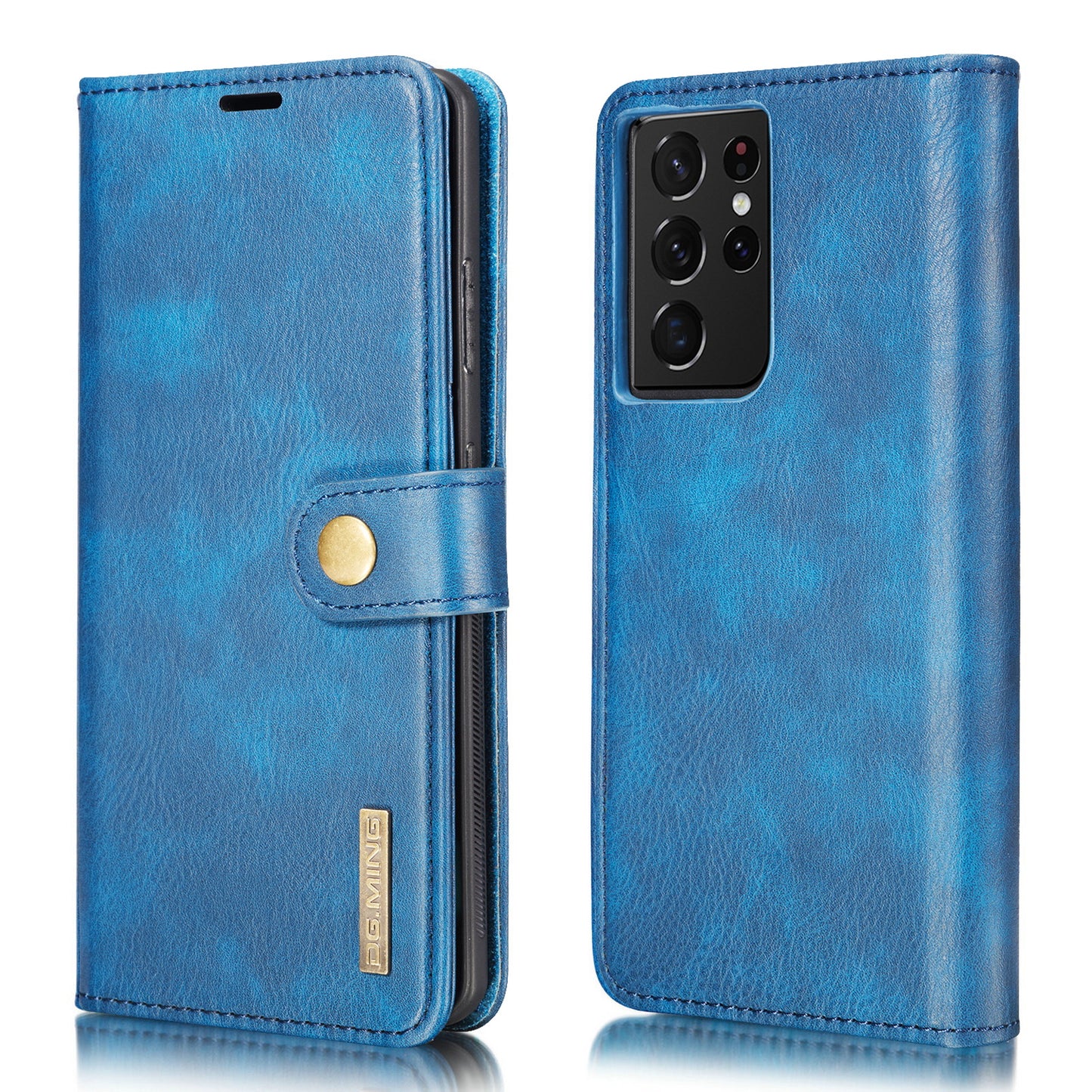 DG.MING Detachable 2 In 1 Wallet Galaxy S21 Ultra Leather Case