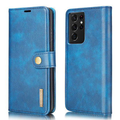 DG.MING Detachable 2 In 1 Wallet Galaxy S21 Ultra Leather Case