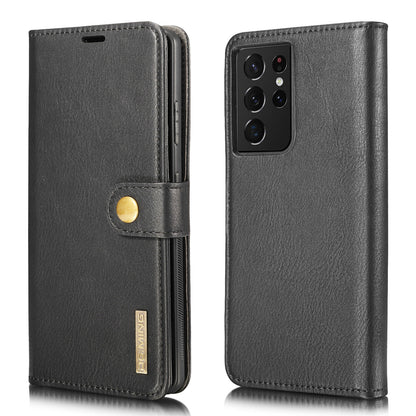 DG.MING Detachable 2 In 1 Wallet Galaxy S21 Ultra Leather Case