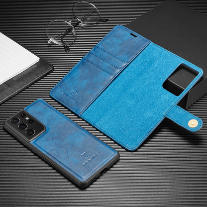 DG.MING Detachable 2 In 1 Wallet Galaxy S21 Ultra Leather Case